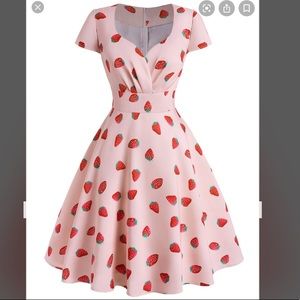 Plus Size Strawberry Dress 🍓